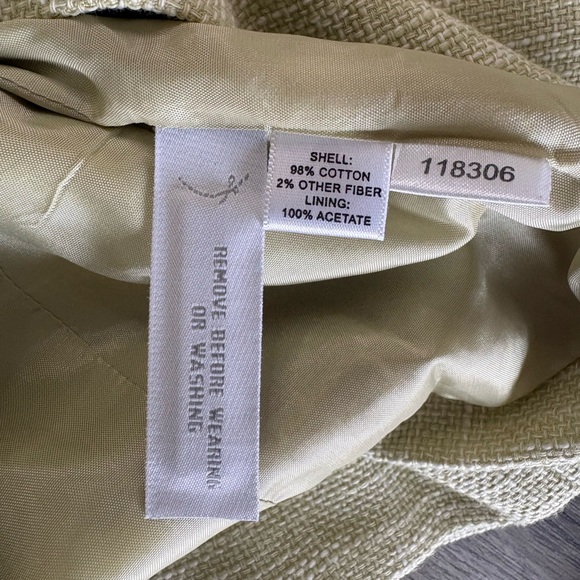 Ann Taylor LOFT light green tweed blazer size 8 NWOT - Picture 9 of 9